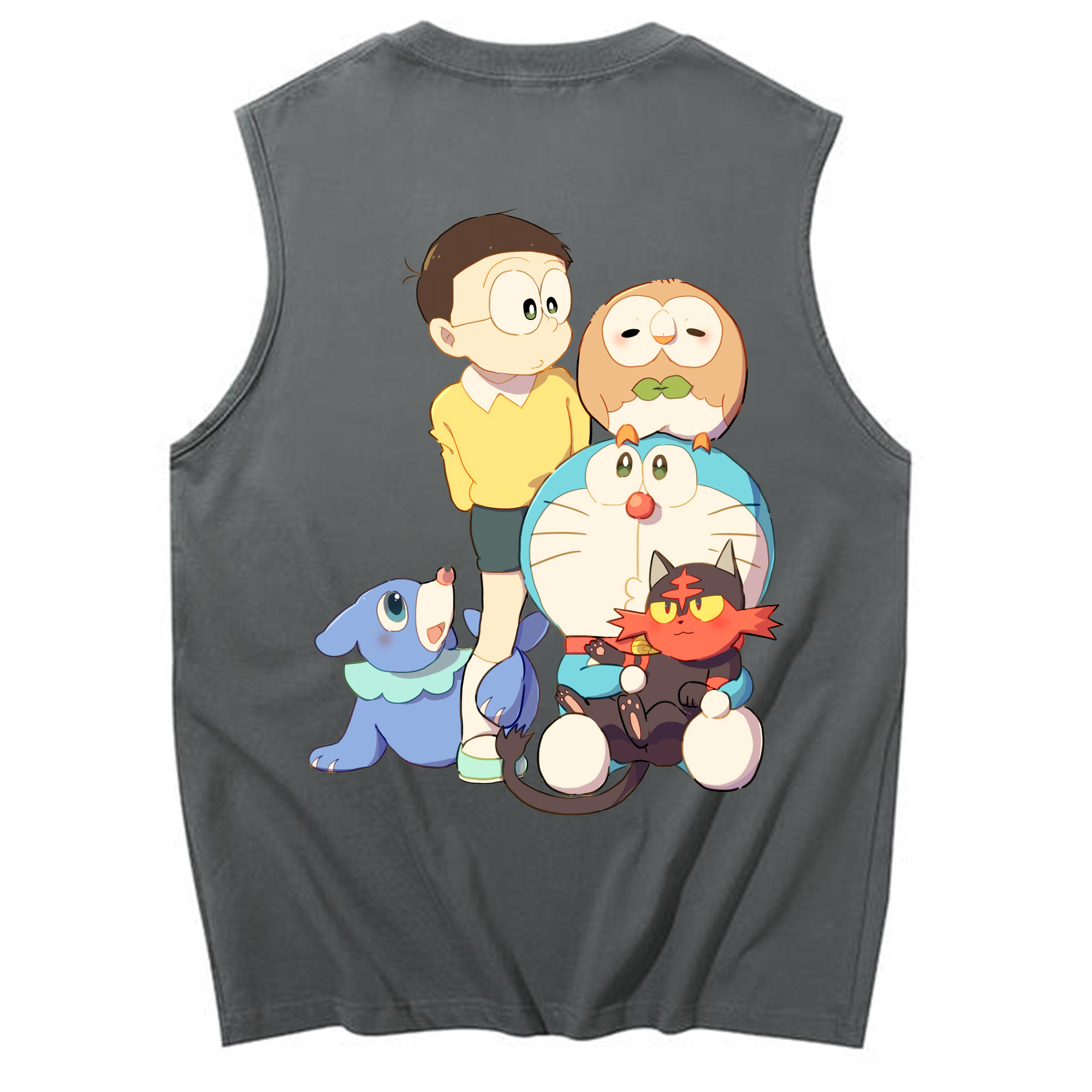 （画像用） ドラえもん Doraemon コットン100％タンクトップ（背面プリント）